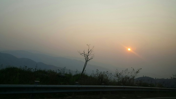Alone with sun