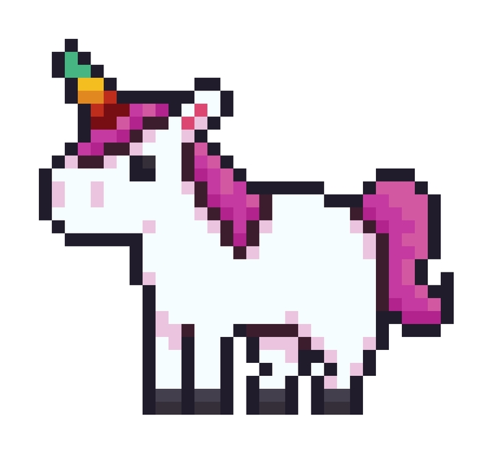 pixel horse