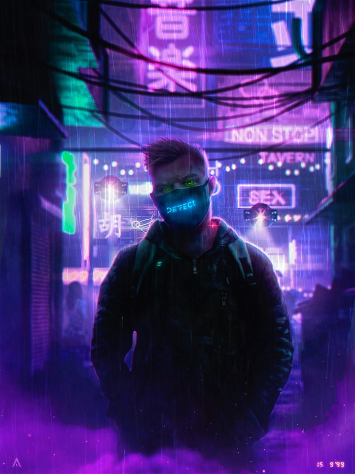 purple