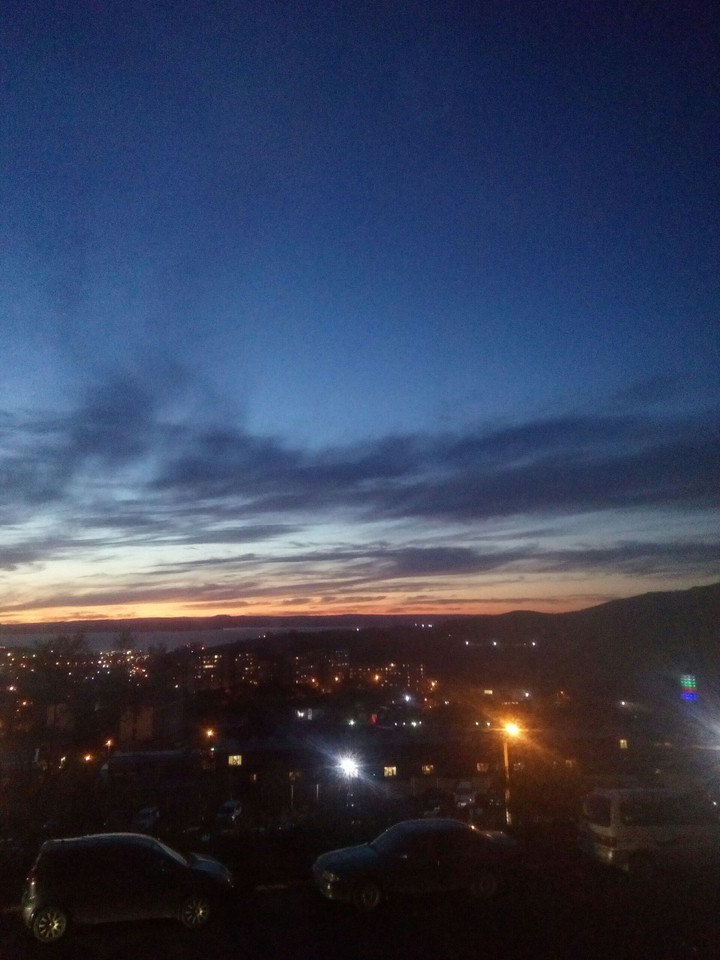 закат