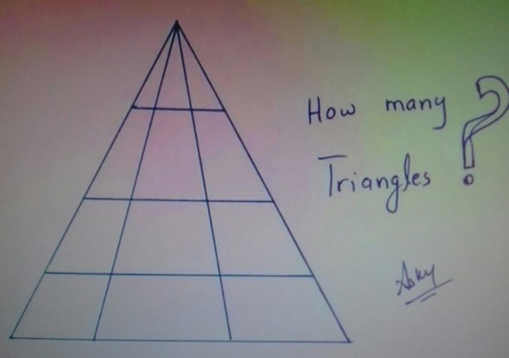 How many Triangls? Сколько треугольников?