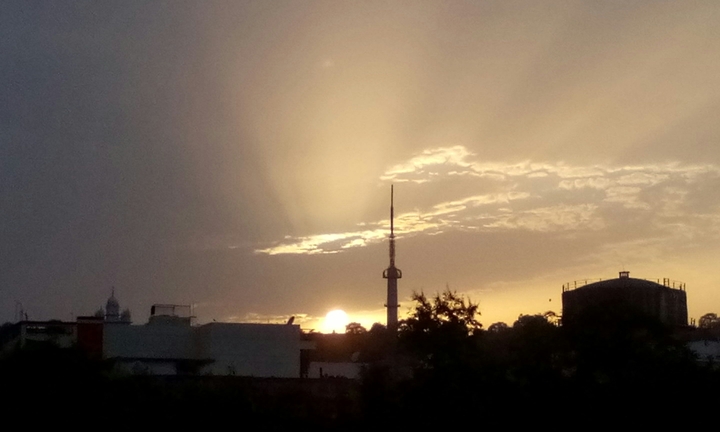 sun set
