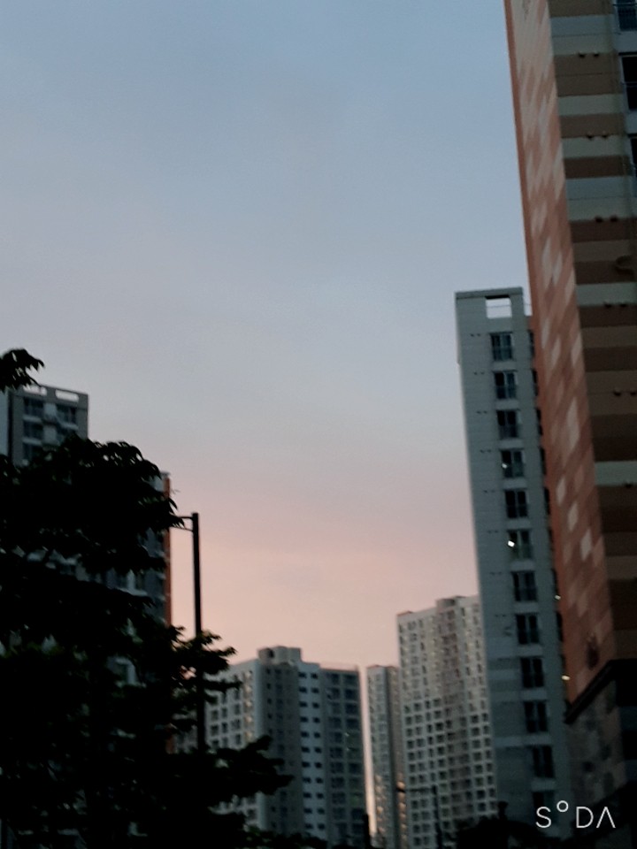 하늘의 그라데이션