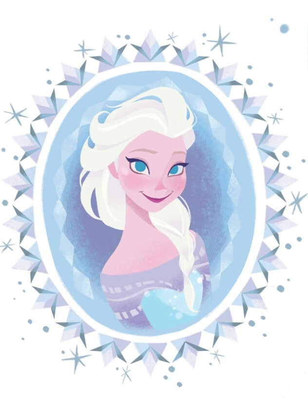 The nice portrait of Elsa