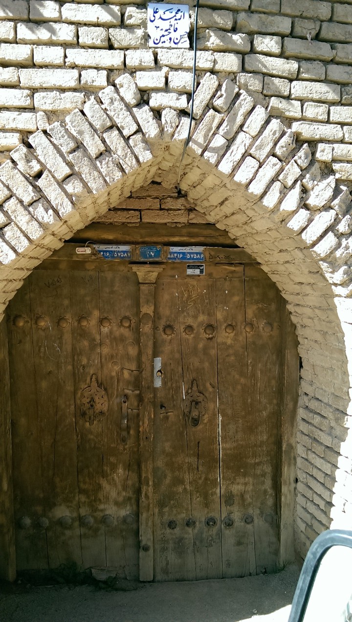 old door in iran