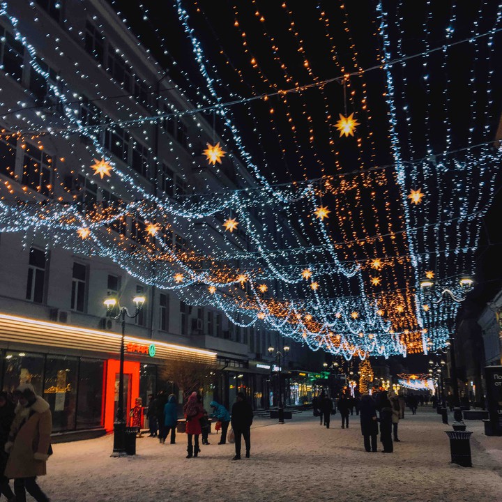 Snowy street