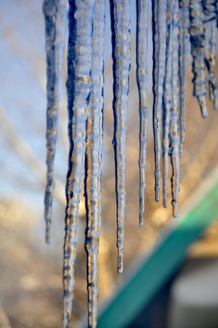 freezing water