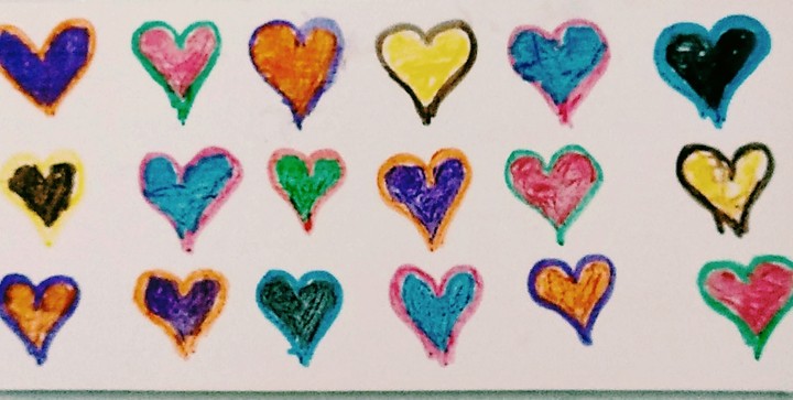 color hearts