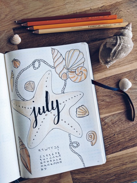 July: beach bits