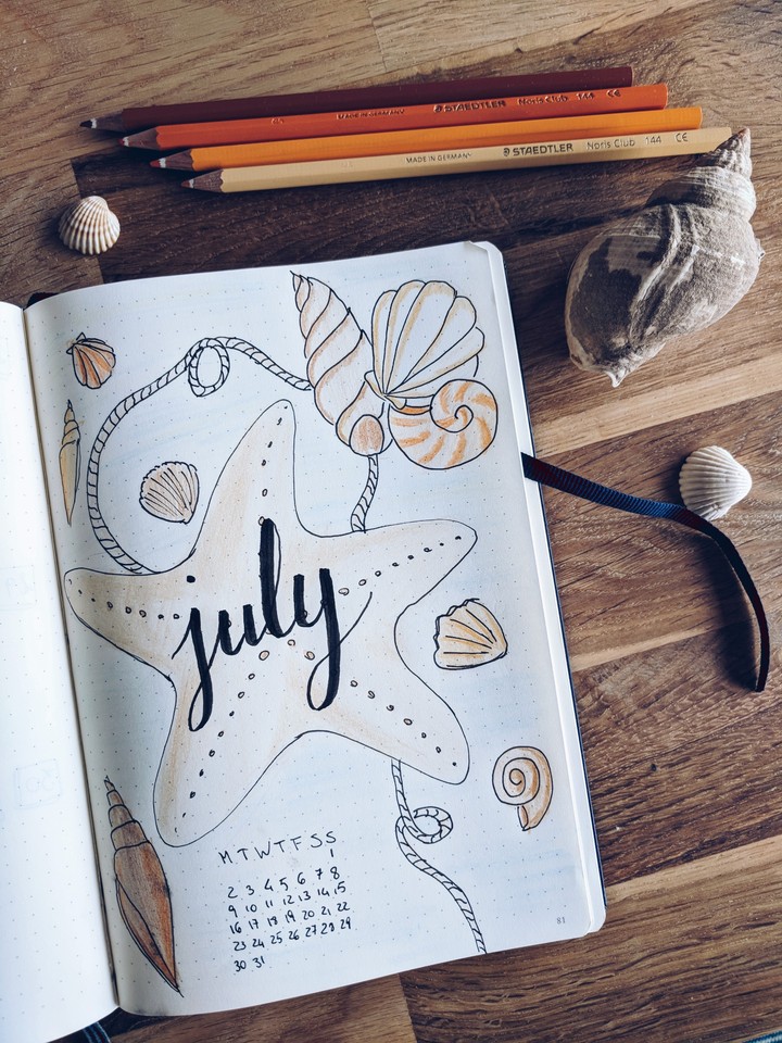 July: beach bits