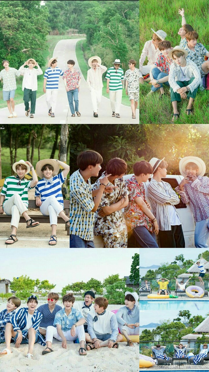 BTS Summer Package Collage