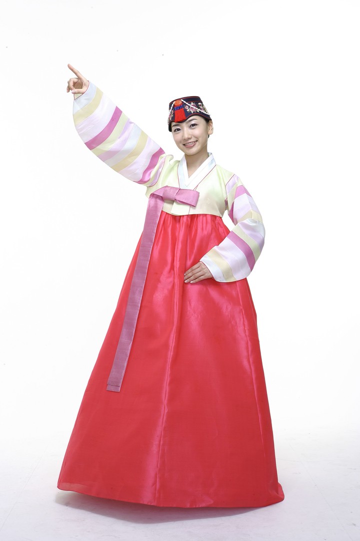 Couple in Korean Dress