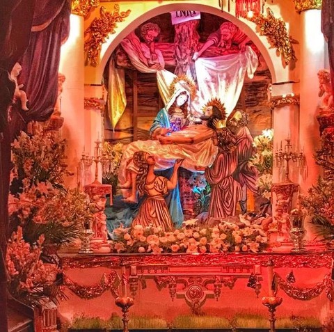 Easter altar