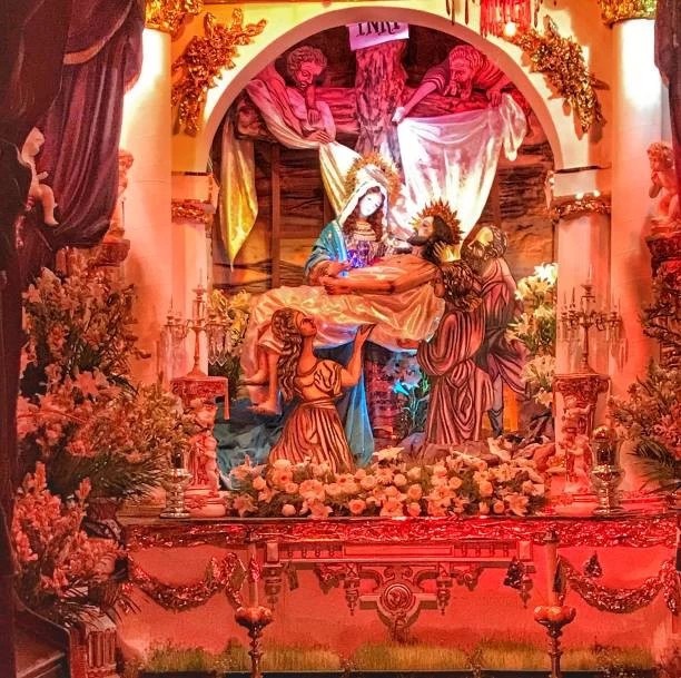 Easter altar