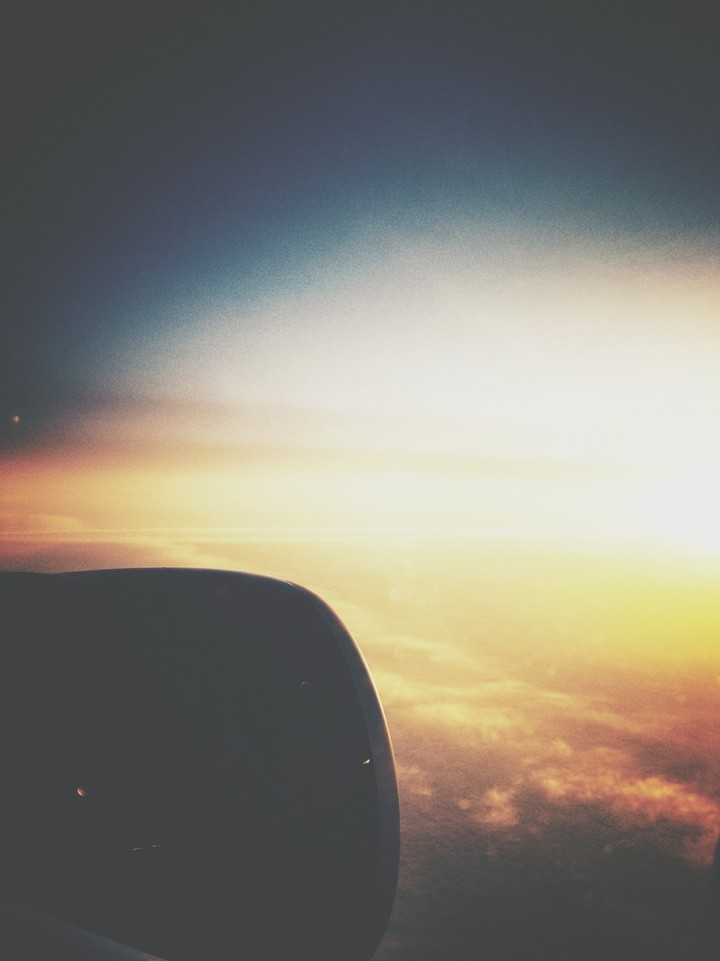 sunrise from above