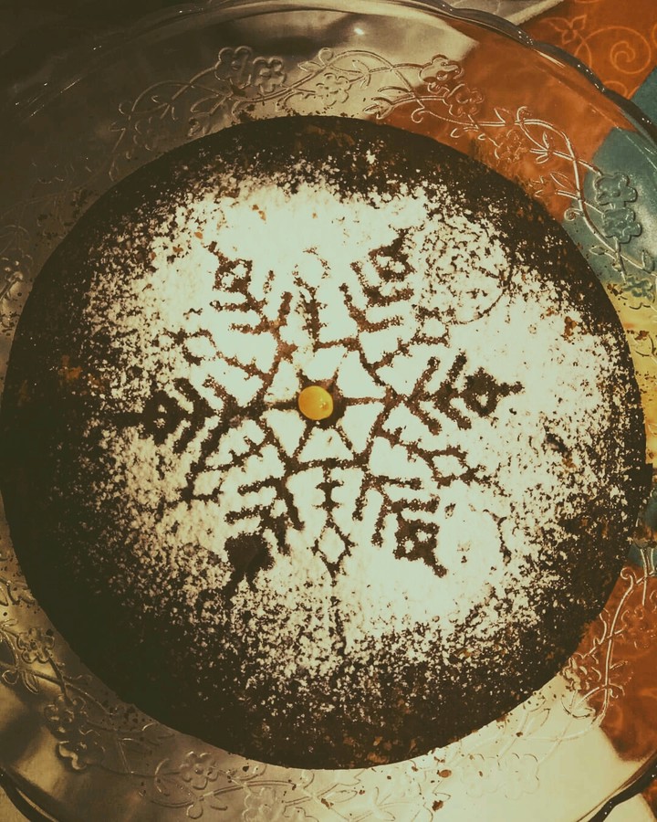 chokolate new year cake