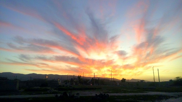 a beautiful sunset