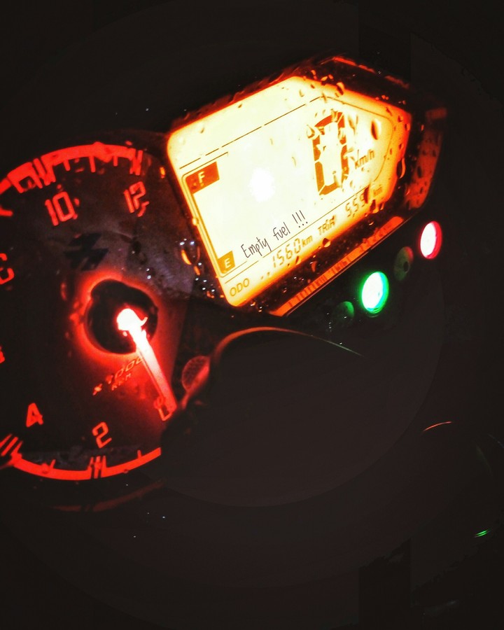 empty fuel tank