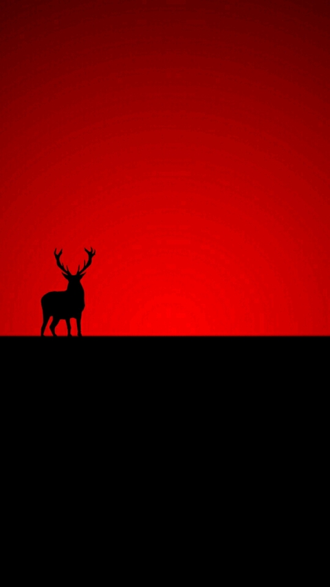 Black Deer Wallpaper