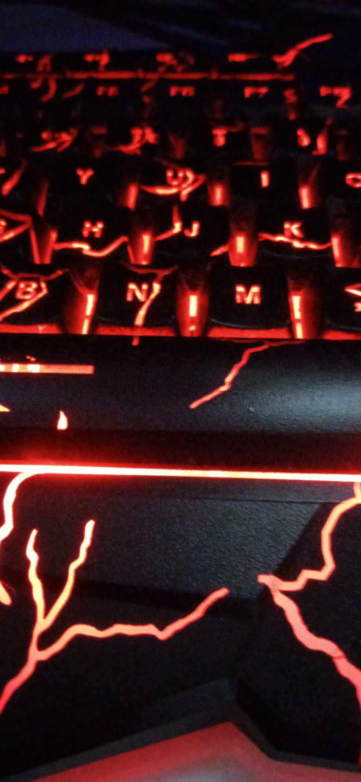 keyboard led red
