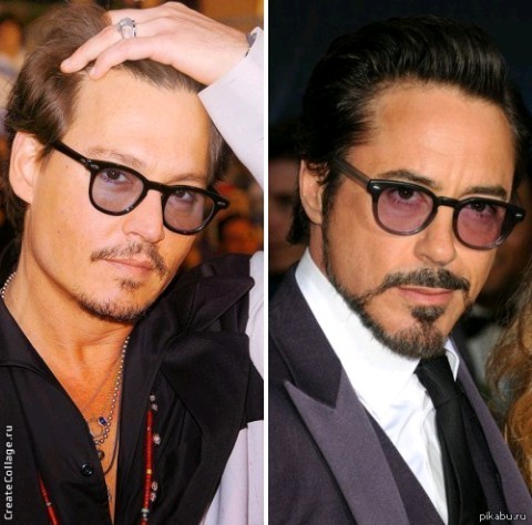 Johnny Depp and Robert Dawney Jr