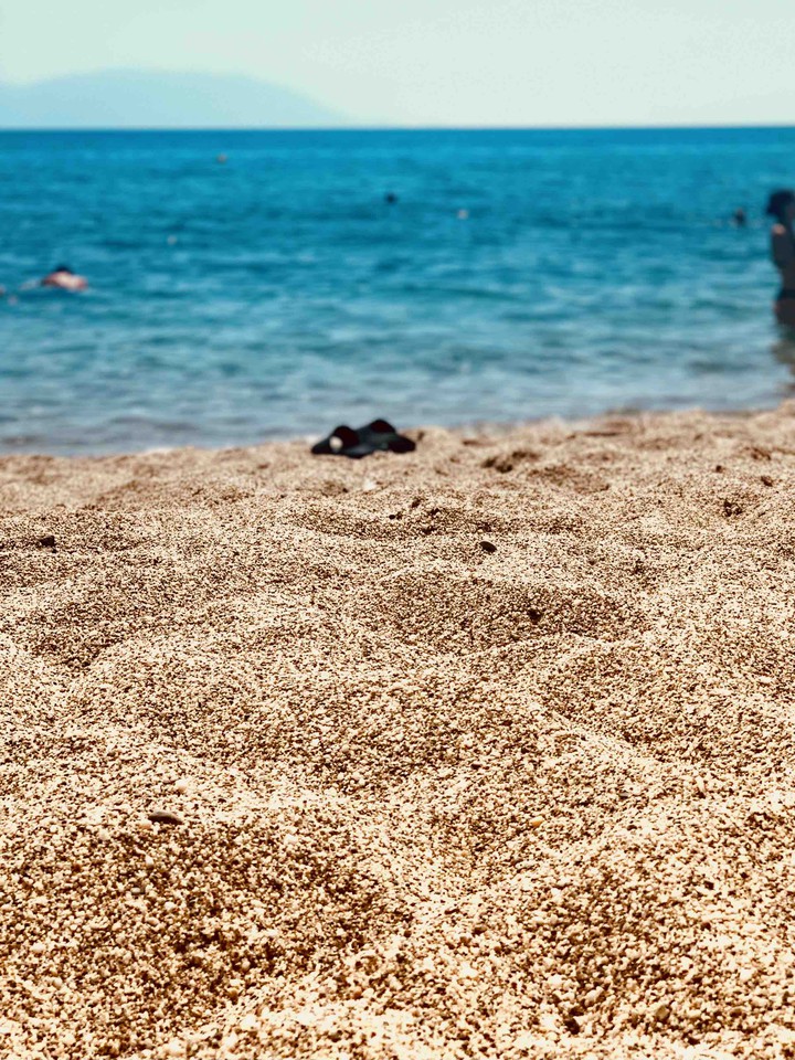 The beach
