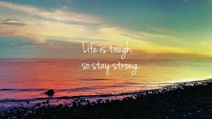 Quote for life. ☺