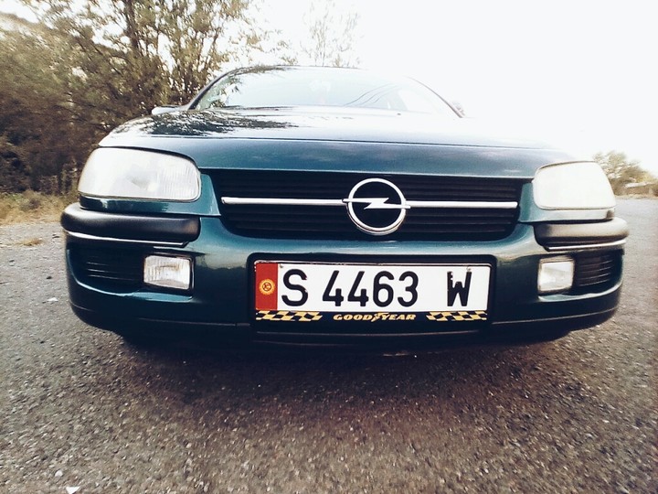 #opel#car#green#sammer