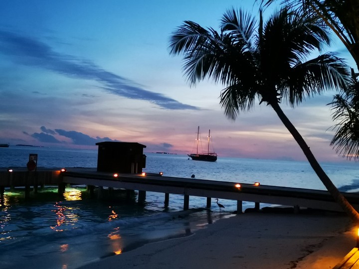 maledives by night