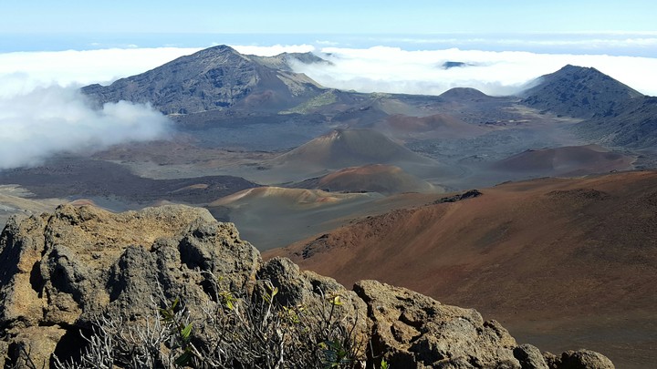 Haleykala Volcano Crater