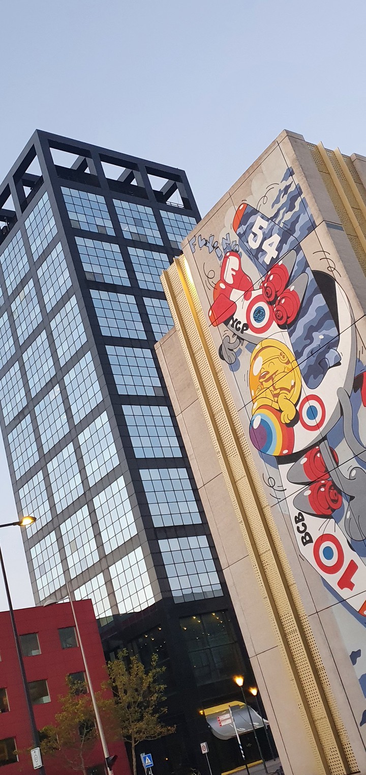 art on a building