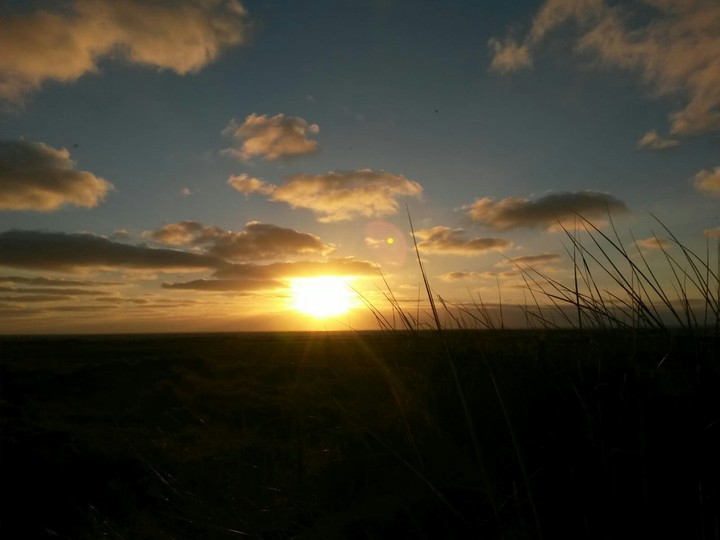 Sonnenuntergang auf der Nordseeinsel Borkum