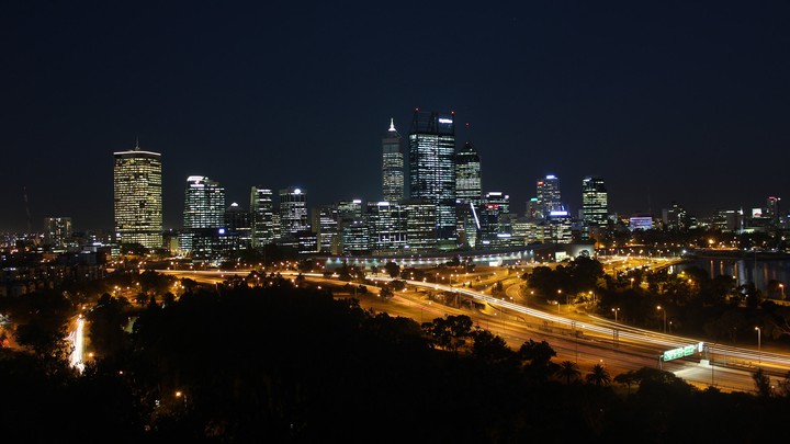 Perth view at night