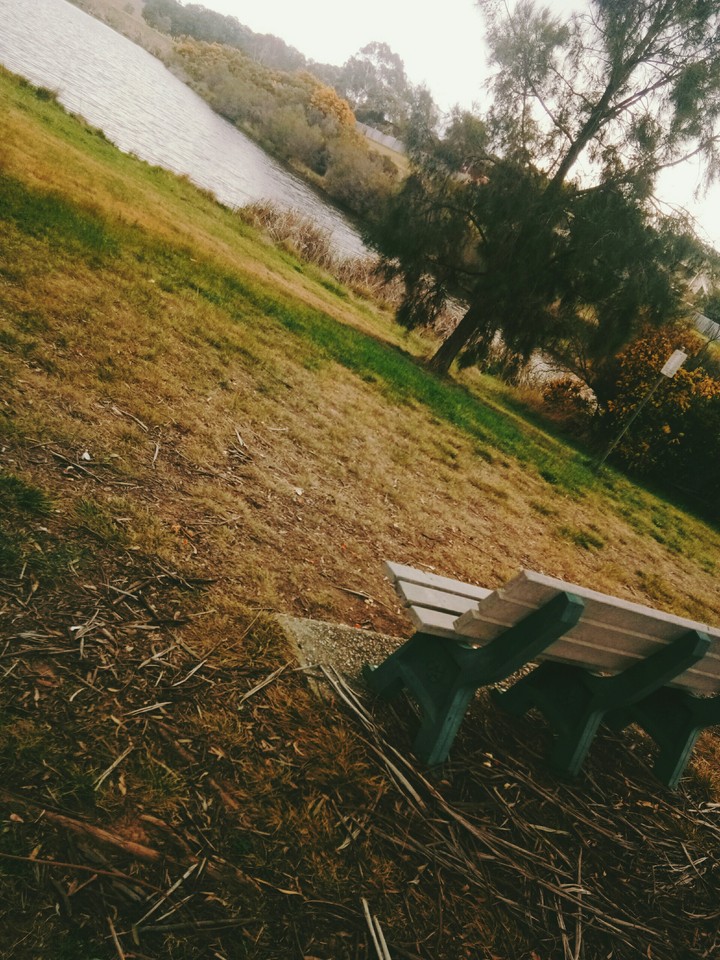 sitting alone