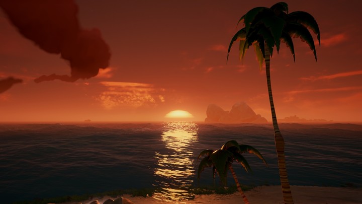 Sea sunset