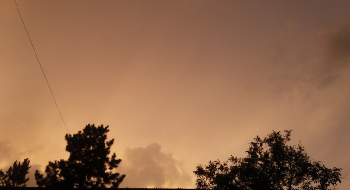 red sky