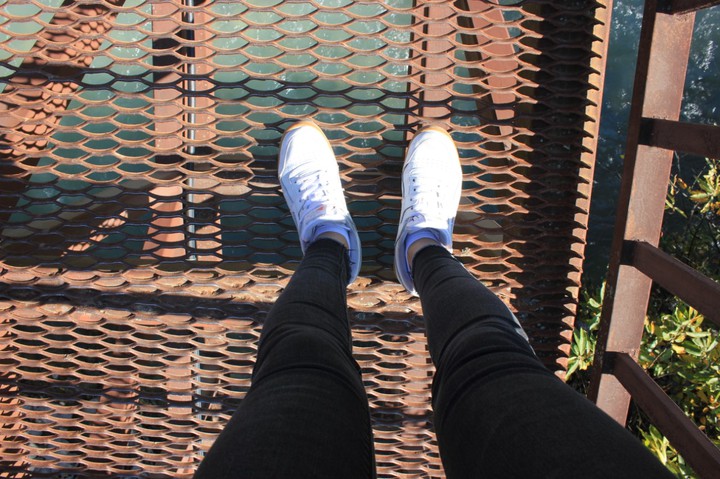 Walk across the bridge