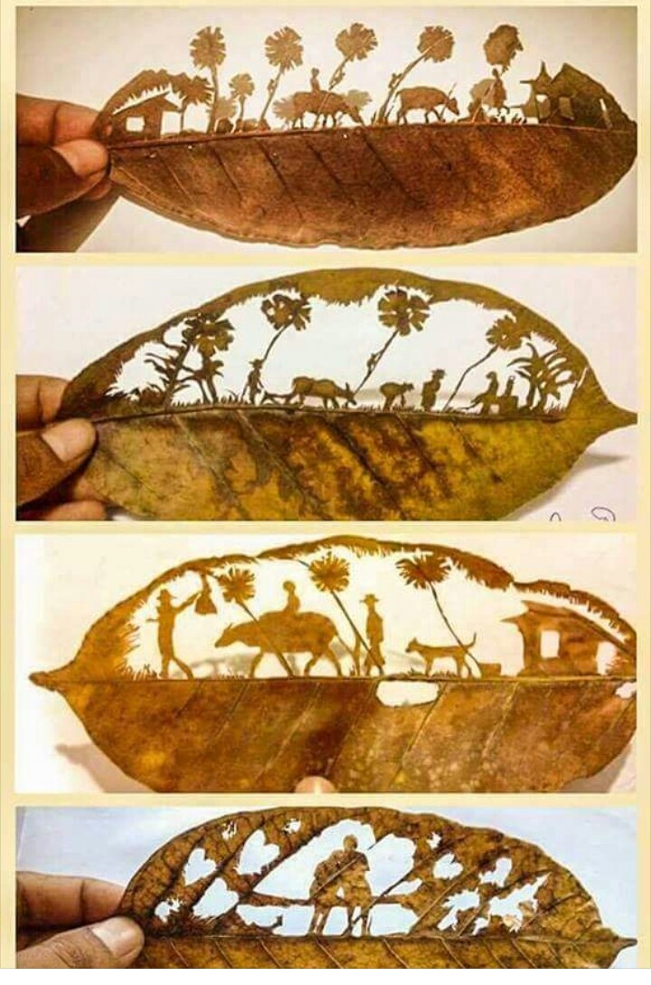 leaf art