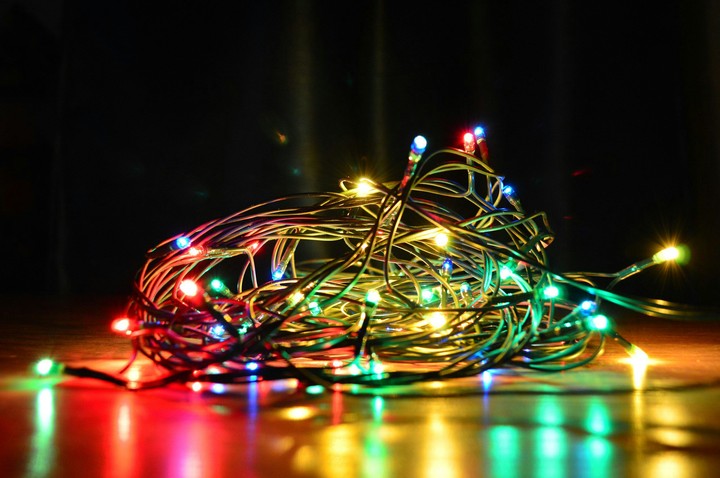 Lights of Christmas garland