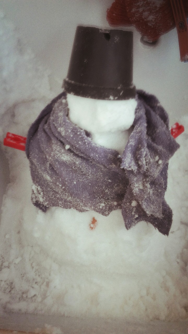 A Little Snowy Man