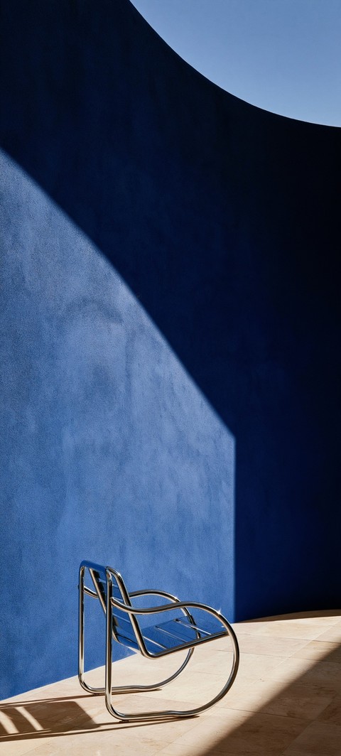 обои blue, plaster