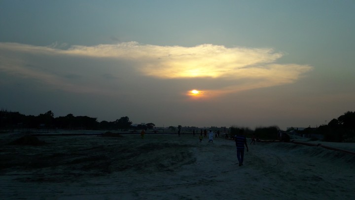 sky in the evening