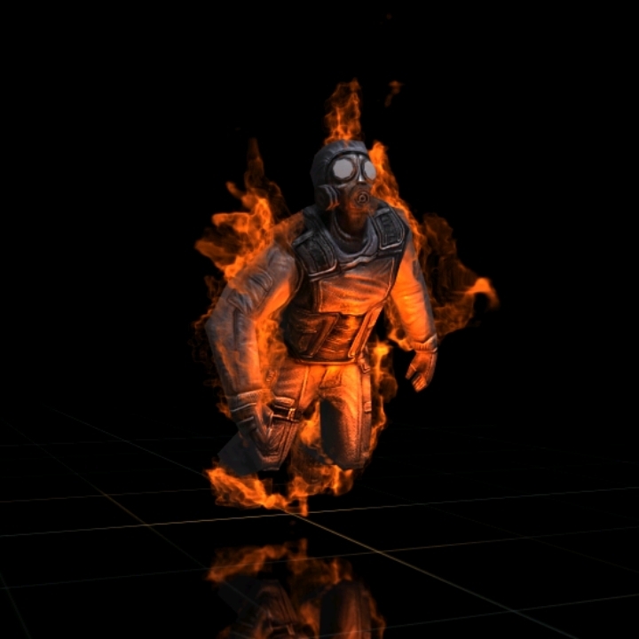 man on fire