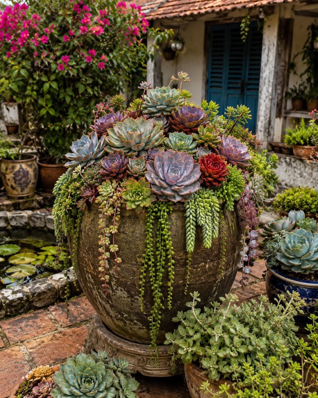 tapety landscaping, stoneware
