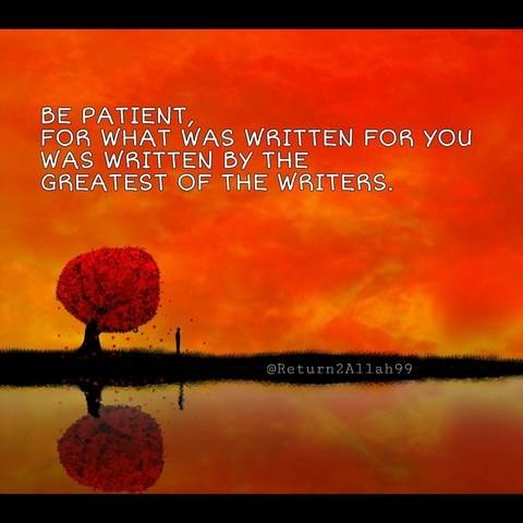 Be Patient...