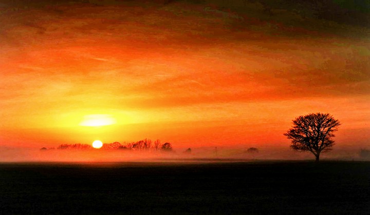 sun set