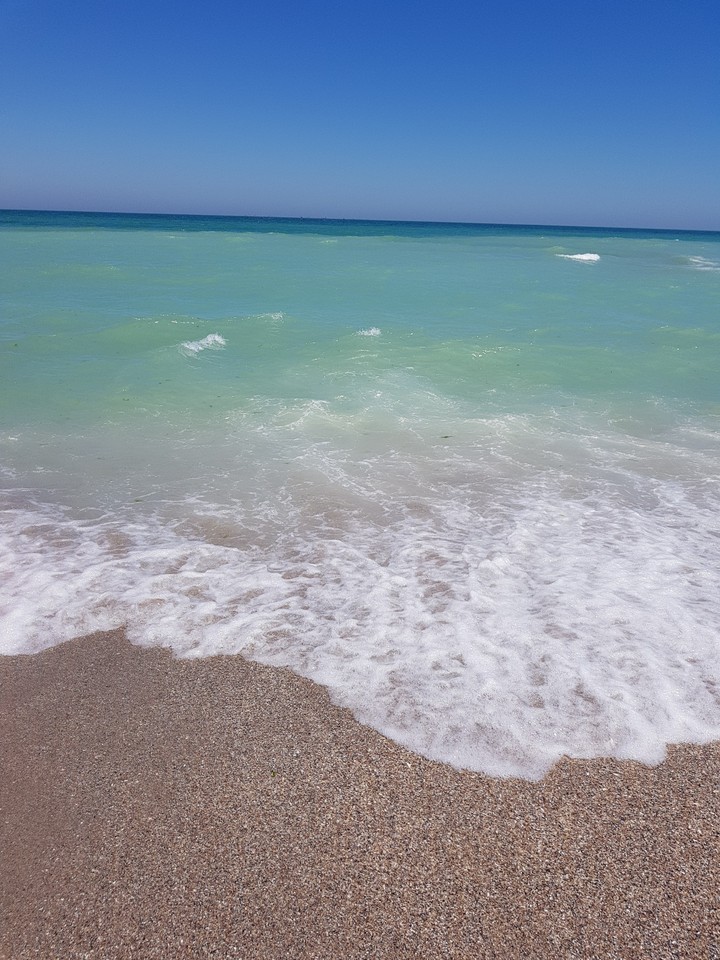 Sand and sea