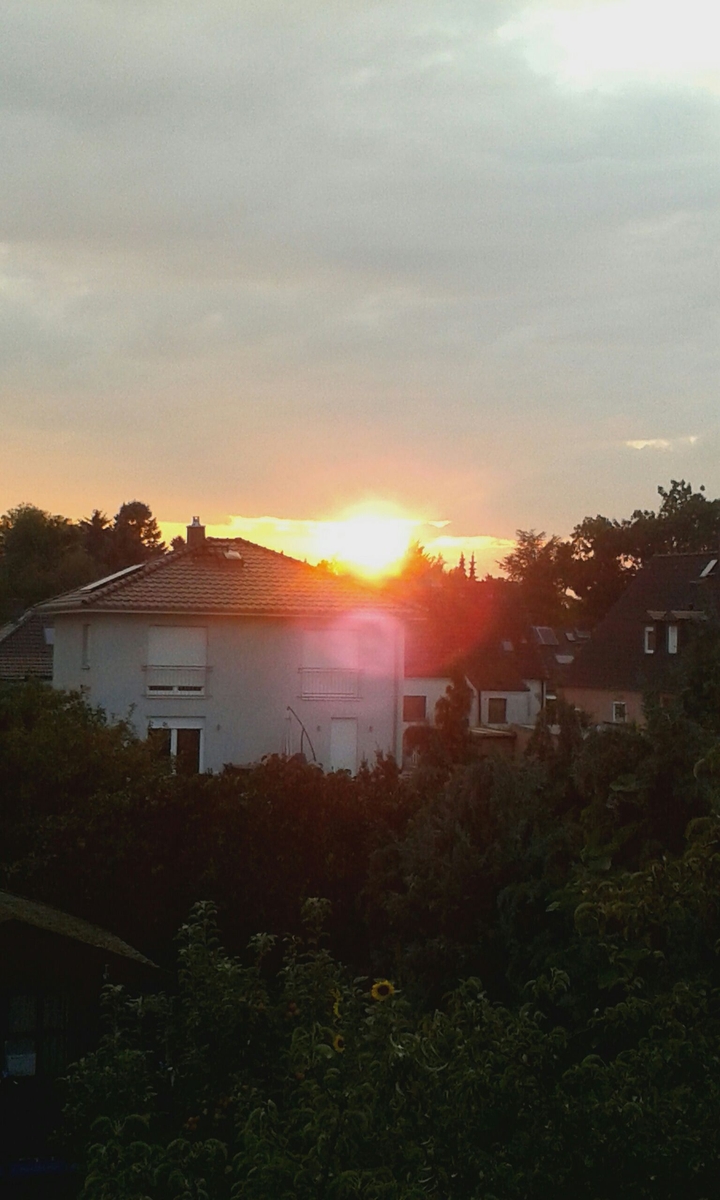 Sonnenuntergang...