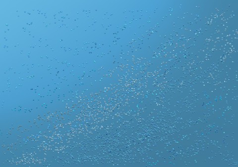 Blue glitters