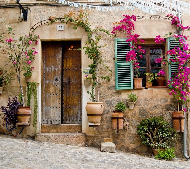 the door